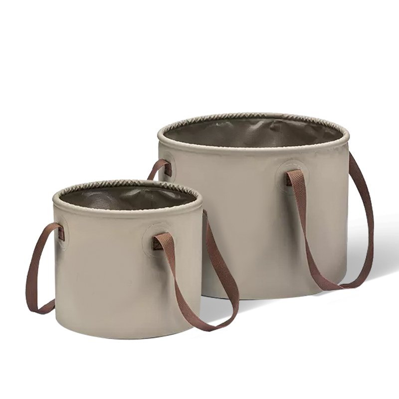 Lightweight Foldable Bucket with Handles for Camping