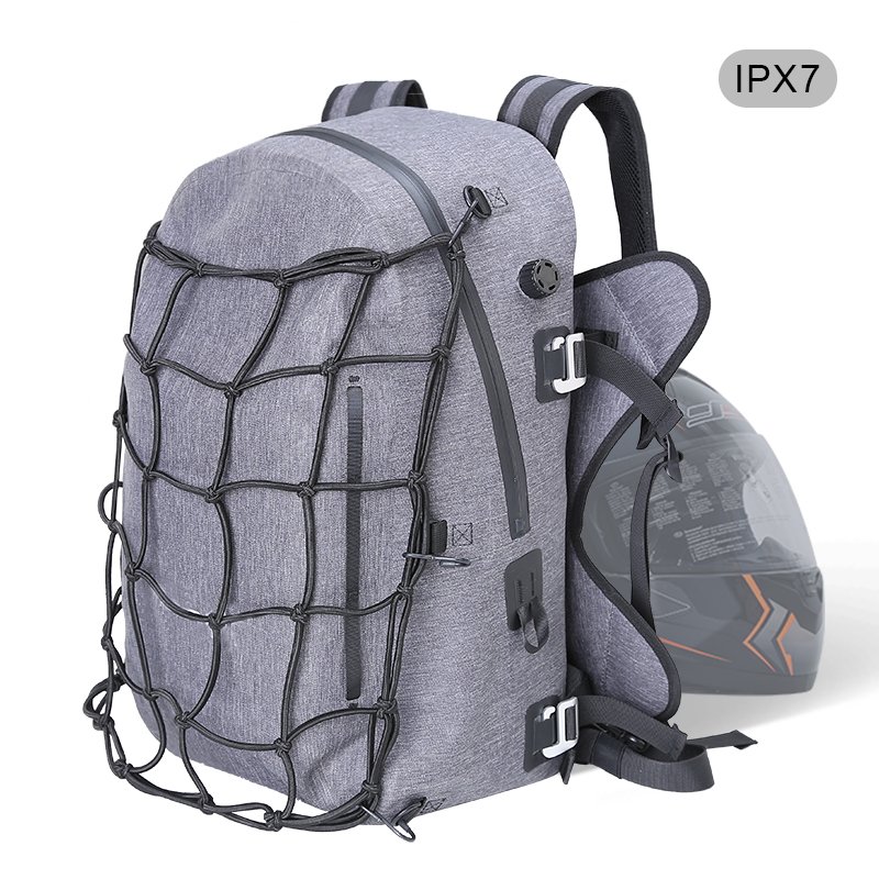 Motorcycle Backpack With Helmet