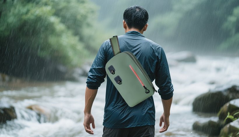 Professional Custom Waterproof Sling Bag Ergonomic Pressure-Reducing Design