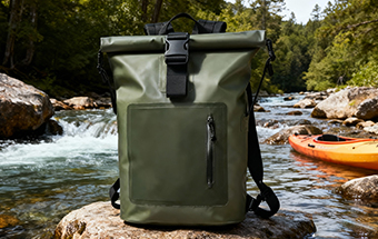 Waterproof backpack, suitable for hiking, river-wading, exploration, mountain climbing and cycling