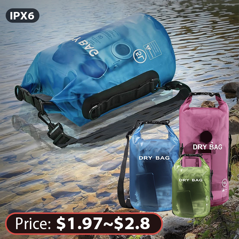 Transparent waterproof dry bag
