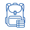 Travel vacuum bag backpack