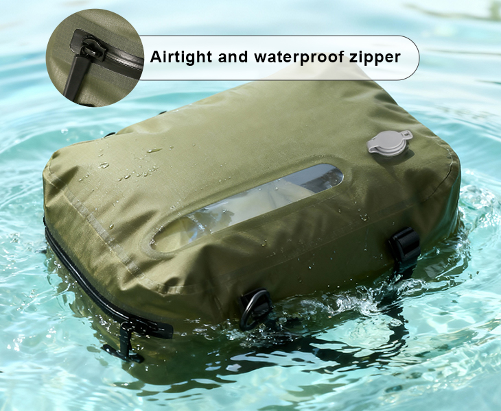 Airtight and Waterproof Zippered Travel Vacuum Bag